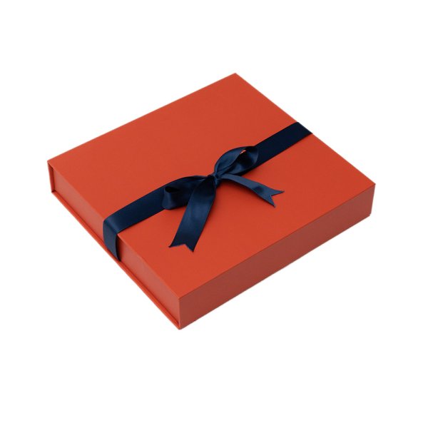 Magnetic Folding Gift Box with Ribbon